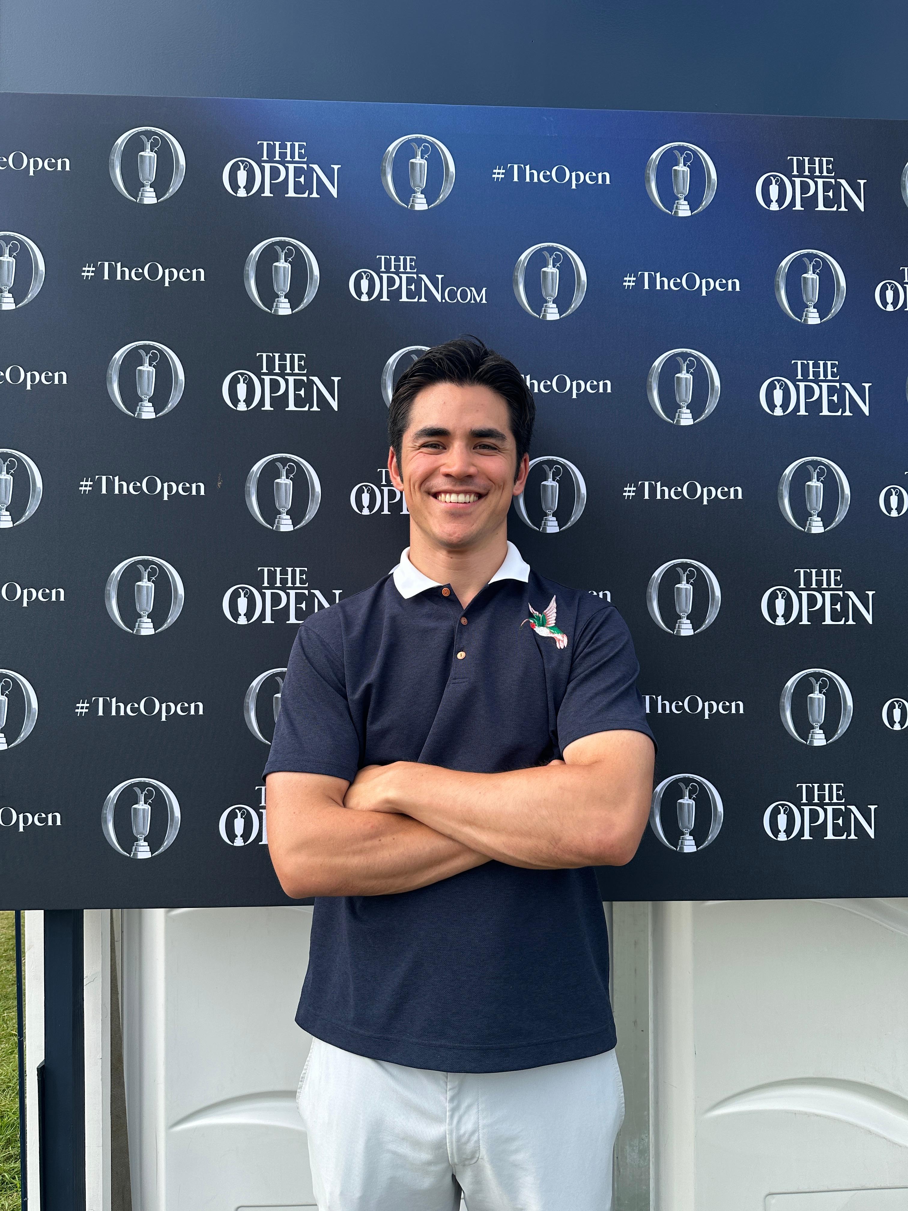 Louis at The Open Championship